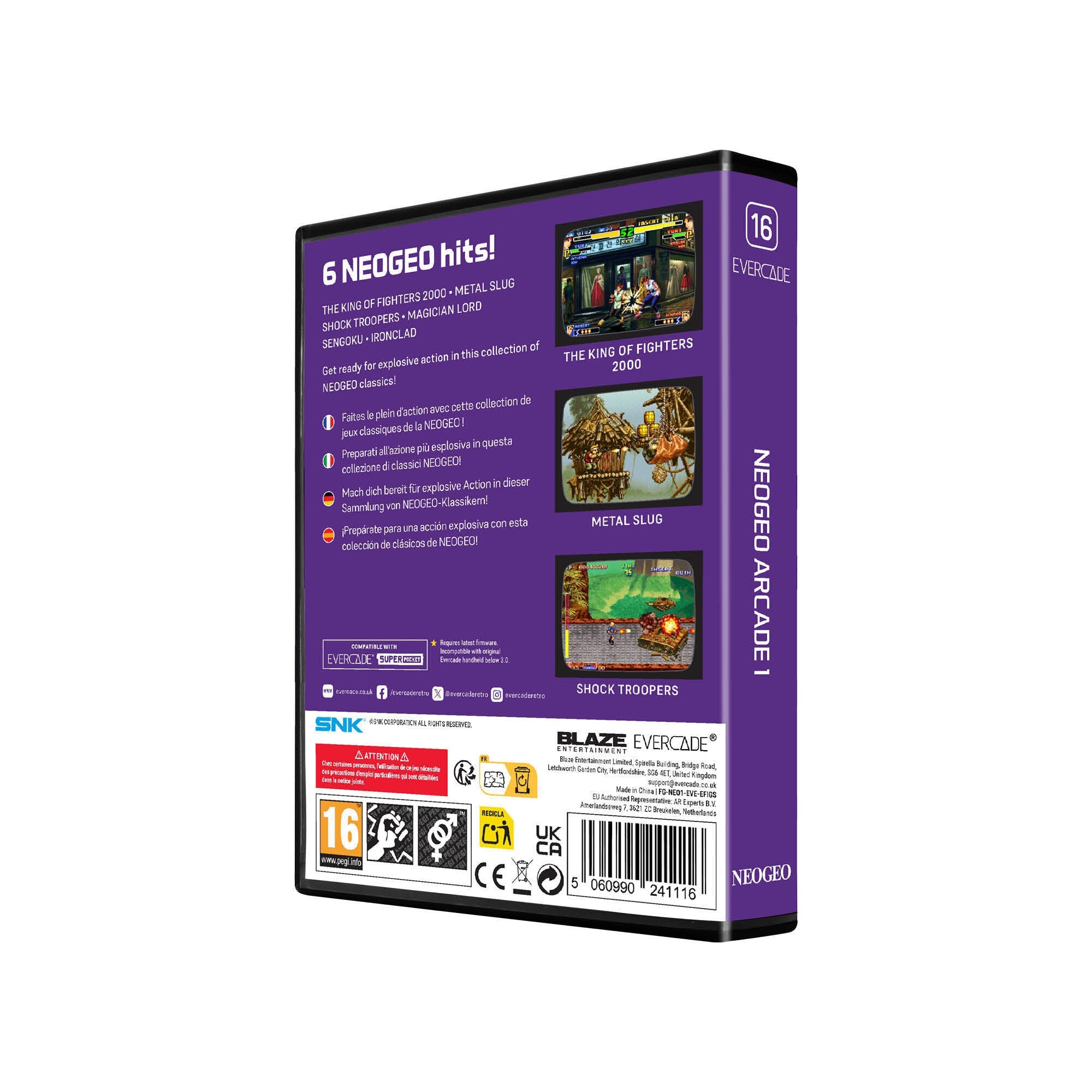 Evercade - NEOGEO Arcade 1 - Gra Retro na Konsolę Evercade