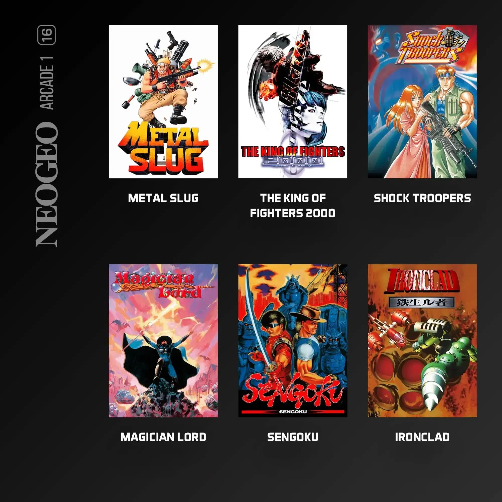 Evercade - NEOGEO Arcade 1 - Gra Retro na Konsolę Evercade