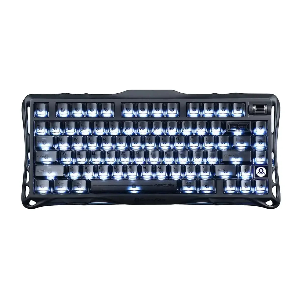 GravaStar - Mercury K1 Stealth Black Wireless Mechanical Keyboard - Bezprzewodowa Klawiatura Mechaniczna