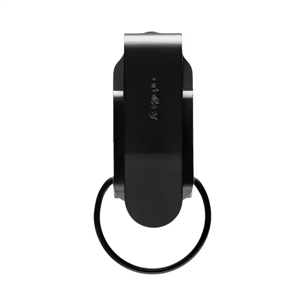 Czarny brelok na klucze Orbitkey Utility Clip, minimalistyczny design, akcesorium biurowe