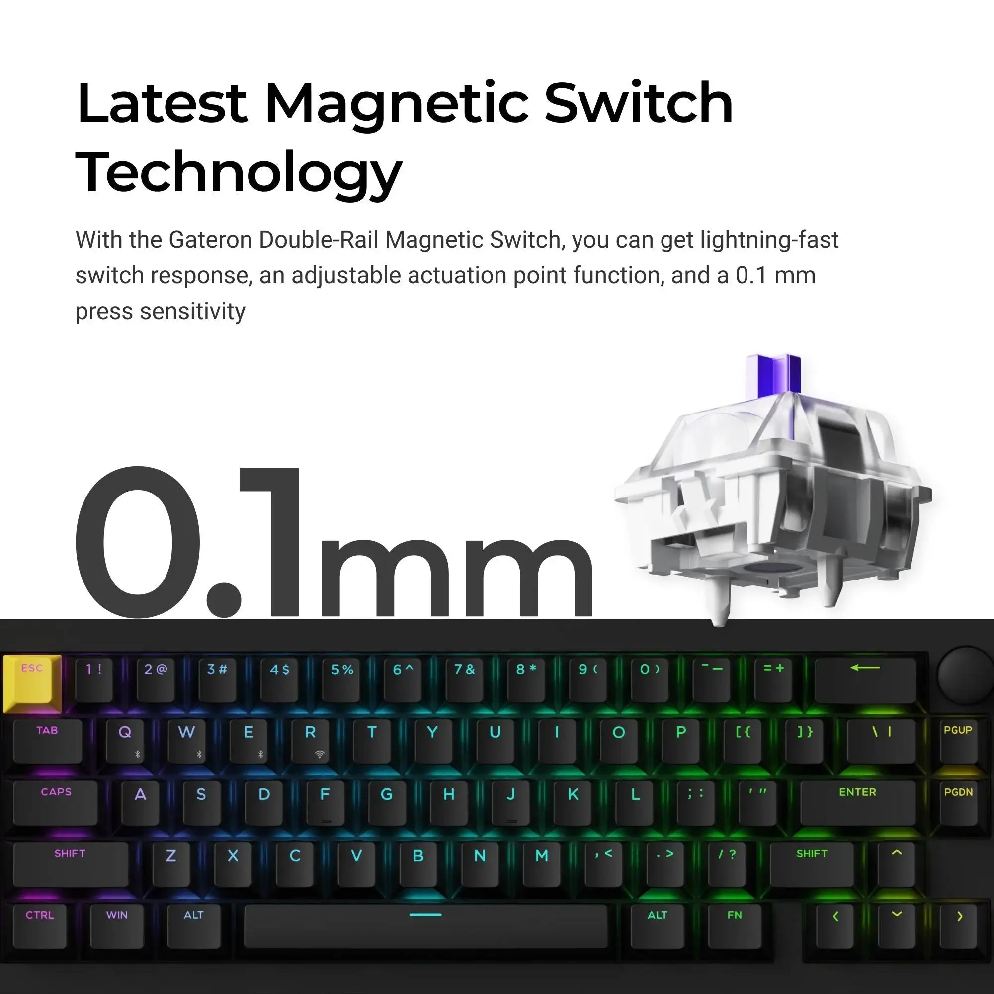 Lemokey P2 HE Gateron Magnetic Switch