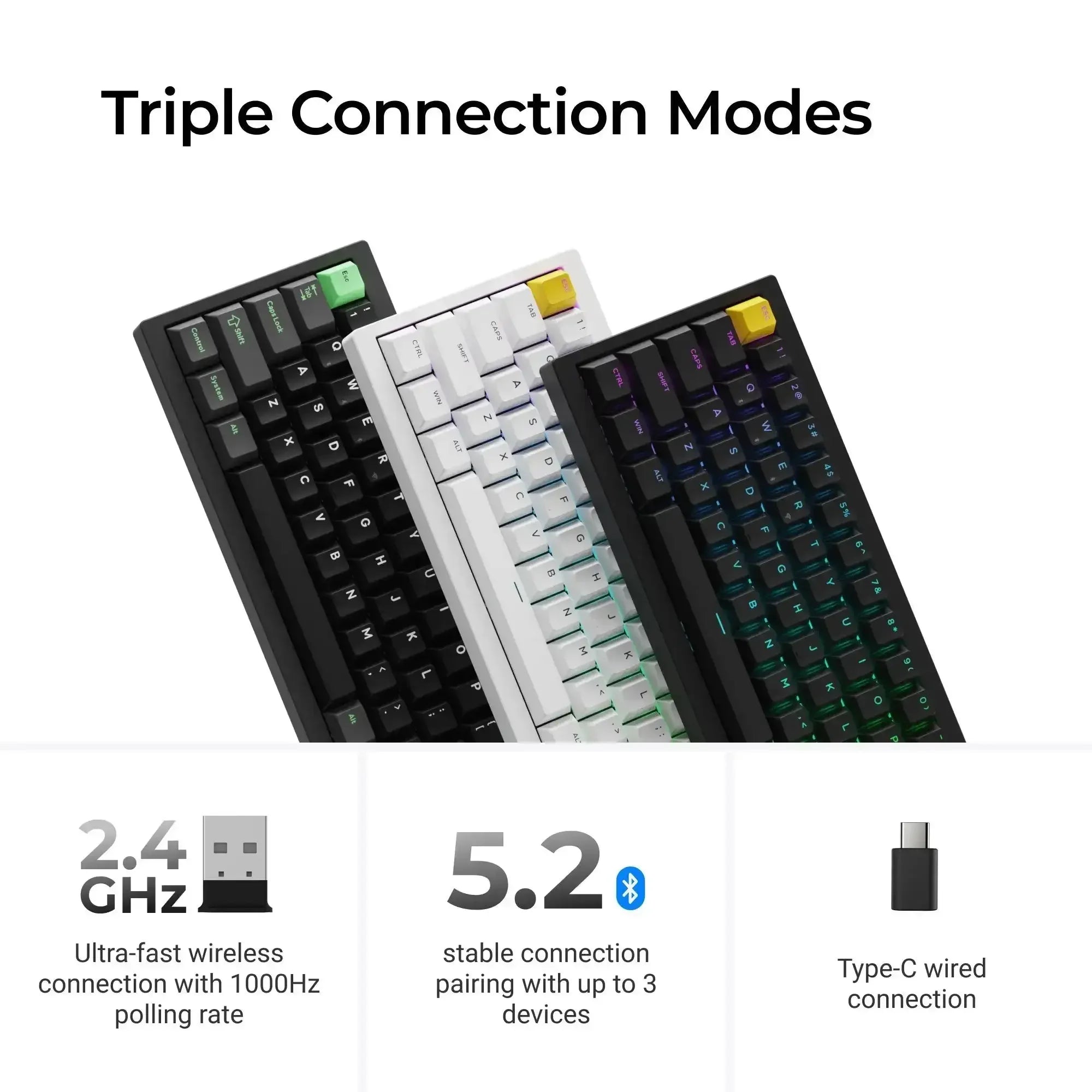 Lemokey - P2 HE Wireless Magnetic Switch Custom Gaming Keyboard - Klawiatura Magnetyczna Bezprzewodowa