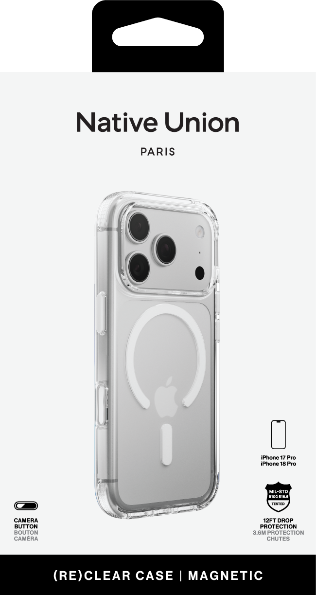 Native Union - (RE)Clear Transparent MagSafe Case - Etui na iPhone 18 Pro / Pro Max