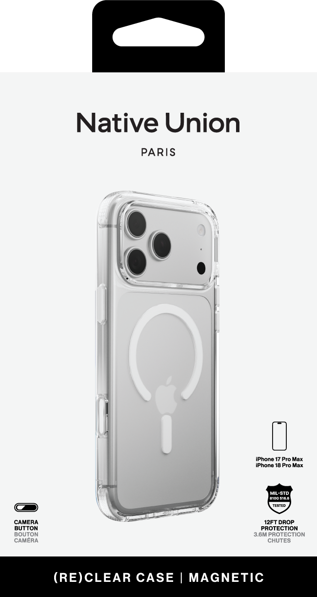Native Union - (RE)Clear Transparent MagSafe Case - Etui na iPhone 18 Pro / Pro Max