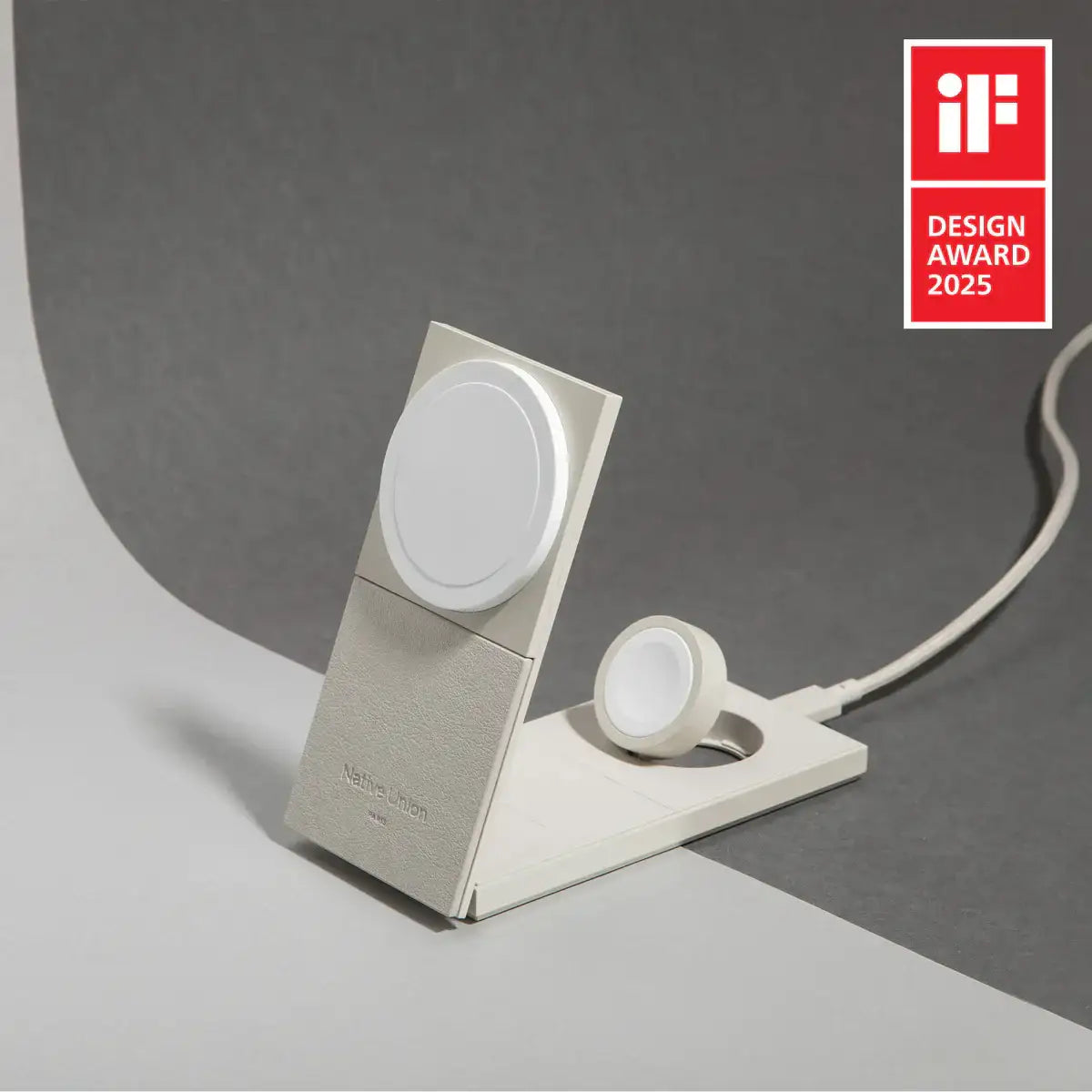 Native Union - Rise 3-in-1 Magnetic Wireless Charger - Magnetyczna Ładowarka Bezprzewodowa