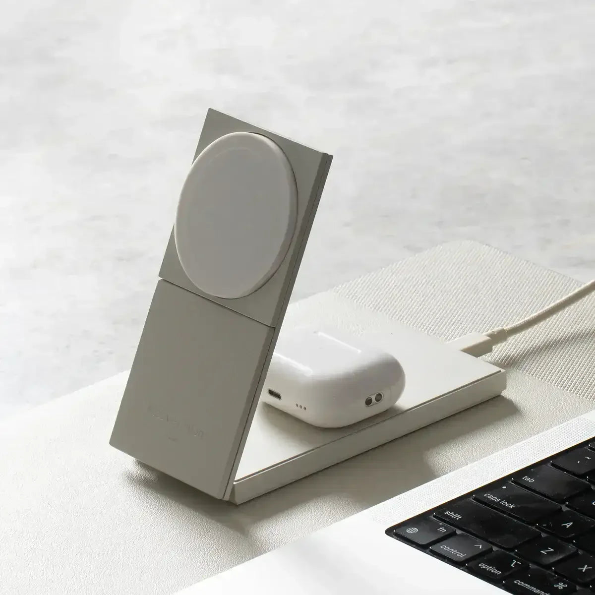 Native Union - Rise 2-in-1 Magnetic Wireless Charger - Magnetyczna Ładowarka Bezprzewodowa