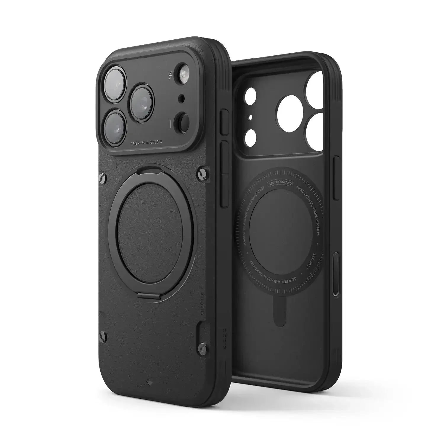 Elago - Magnetic Armor Case for iPhone 17 Pro / Pro Max with Ring Stand - Etui z Podstawką