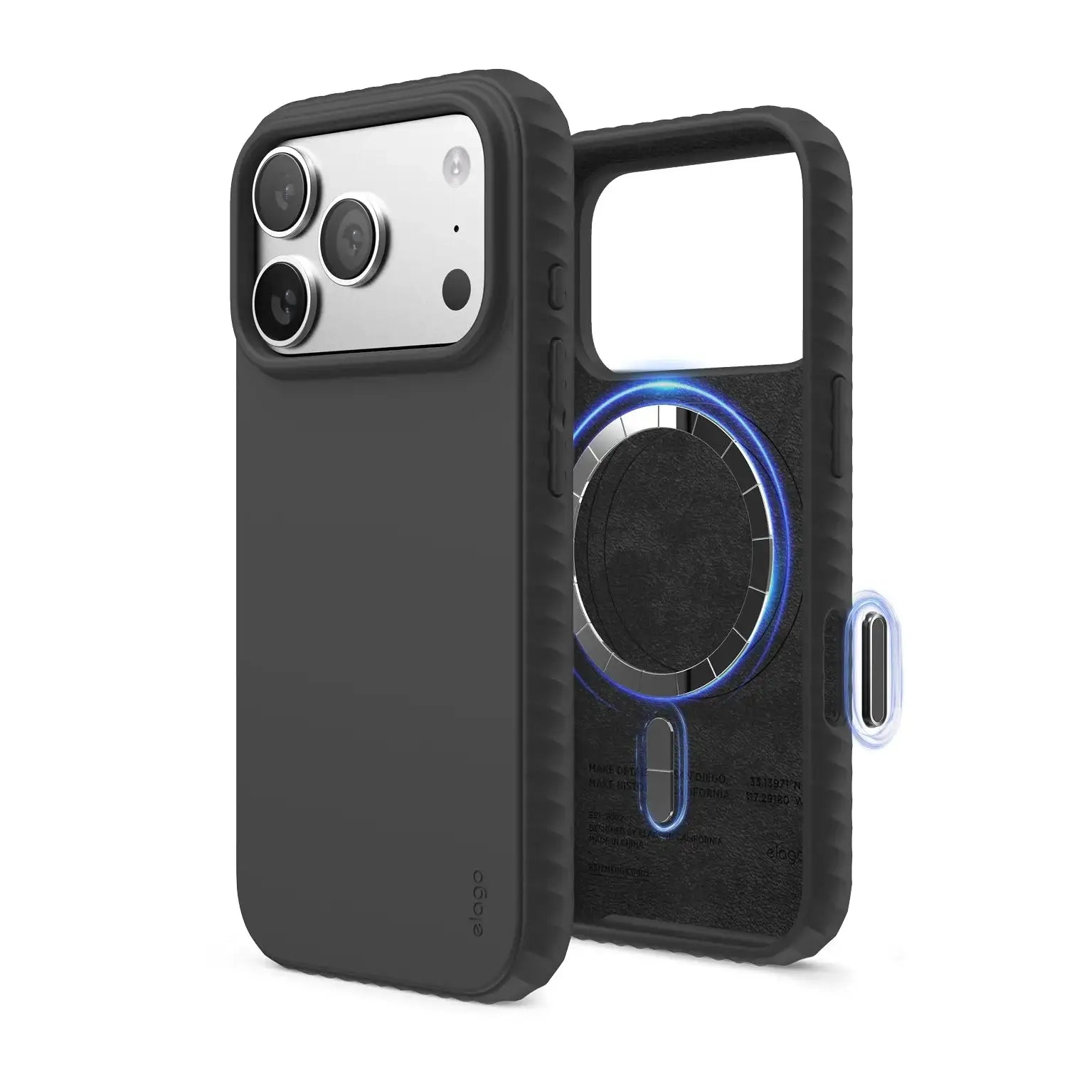 Elago - Magnetic Ridge Case for iPhone 17 Pro / Pro Max - Silikonowe Etui z MagSafe