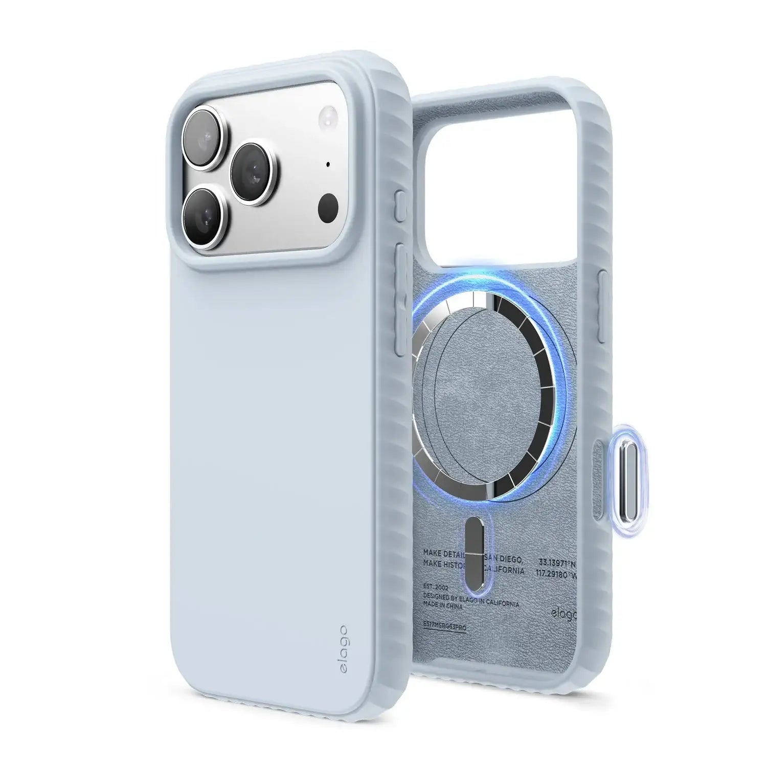 Elago - Magnetic Ridge Case for iPhone 17 Pro / Pro Max - Silikonowe Etui z MagSafe