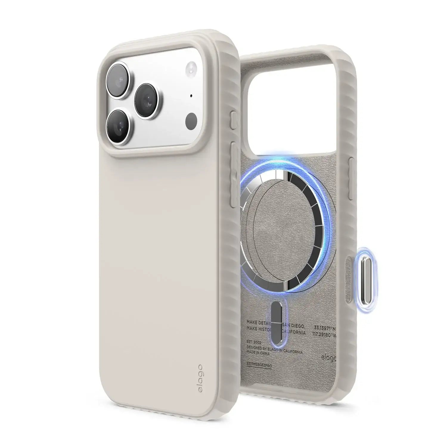 Elago - Magnetic Ridge Case for iPhone 17 Pro / Pro Max - Silikonowe Etui z MagSafe