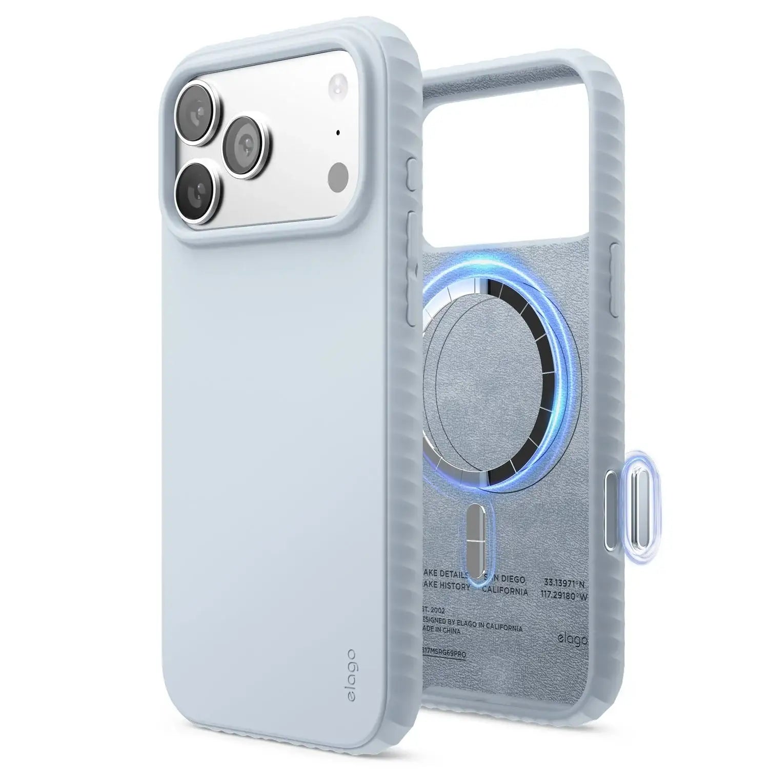 Elago - Magnetic Ridge Case for iPhone 17 Pro / Pro Max - Silikonowe Etui z MagSafe