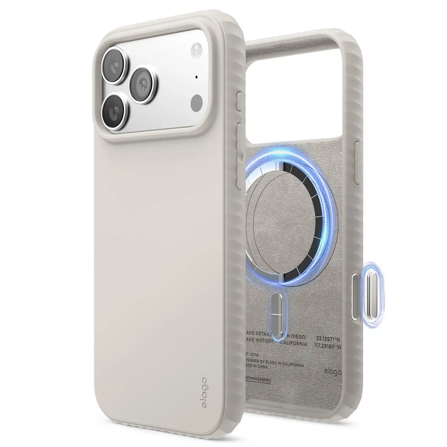 Elago - Magnetic Ridge Case for iPhone 17 Pro / Pro Max - Silikonowe Etui z MagSafe