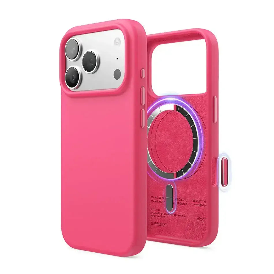 Elago - Magnetic Silicone Case for iPhone 17 Pro - Silikonowe Etui z MagSafe