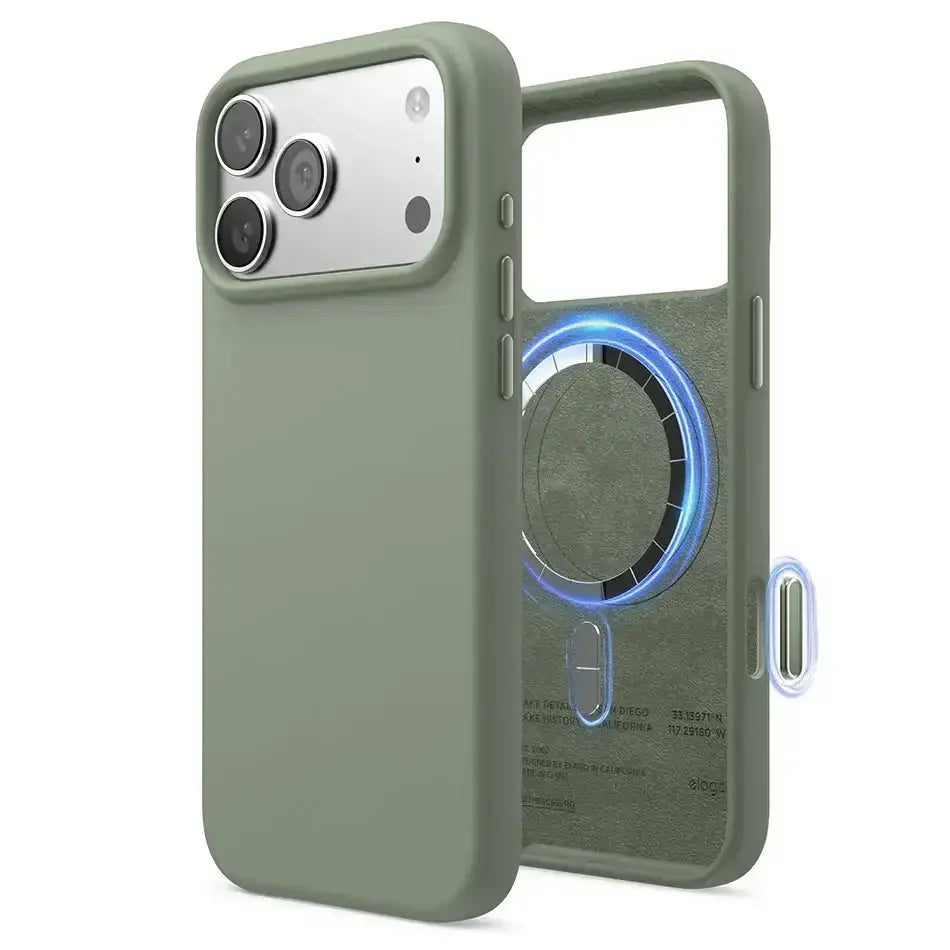 Elago - Magnetic Silicone Case for iPhone 17 Pro Max - Silikonowe Etui z MagSafe