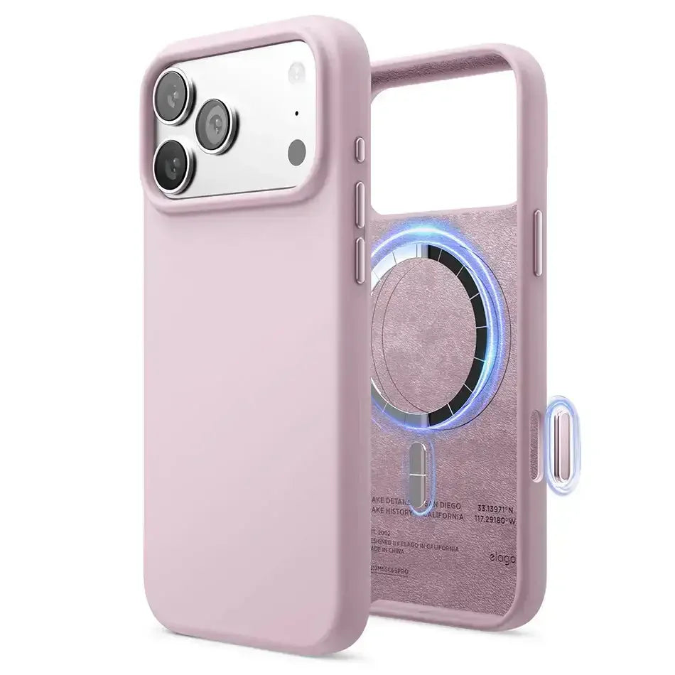 Elago - Magnetic Silicone Case for iPhone 17 Pro Max - Silikonowe Etui z MagSafe