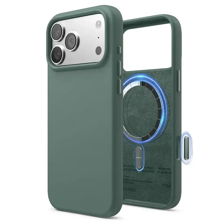 Elago - Magnetic Silicone Case for iPhone 17 Pro Max - Silikonowe Etui z MagSafe