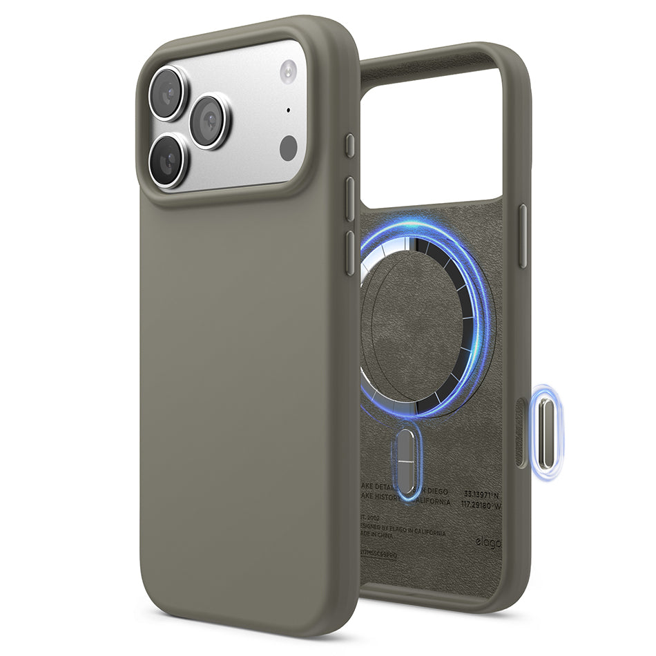 Elago - Magnetic Silicone Case for Iphone 17 Pro Max - Silikonowe Etui z MagSafe