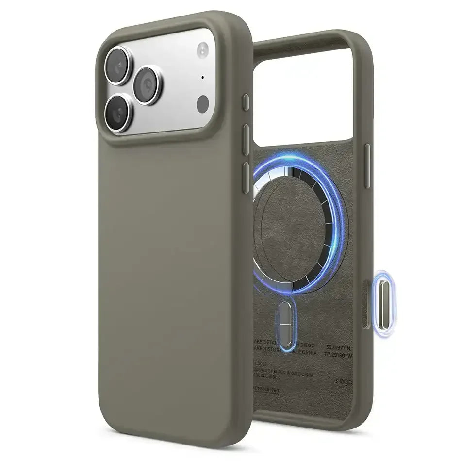 Elago - Magnetic Silicone Case for iPhone 17 Pro Max - Silikonowe Etui z MagSafe