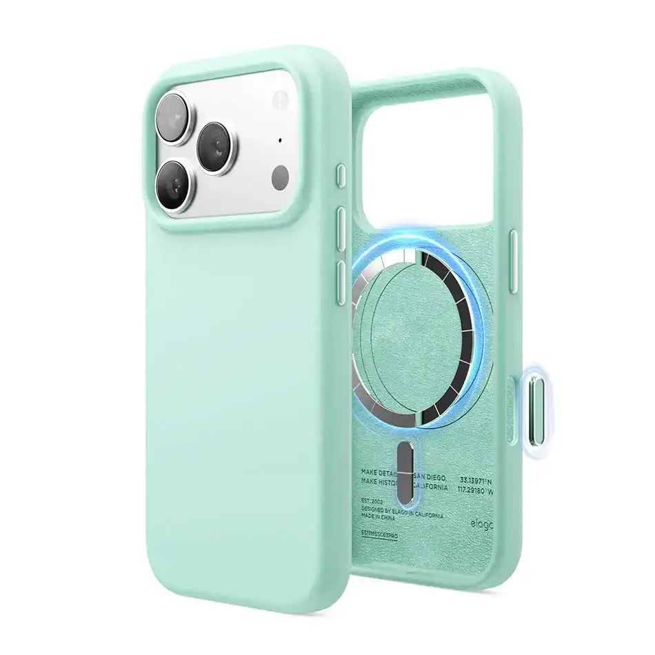 Elago - Magnetic Silicone Case for iPhone 17 Pro - Silikonowe Etui z MagSafe