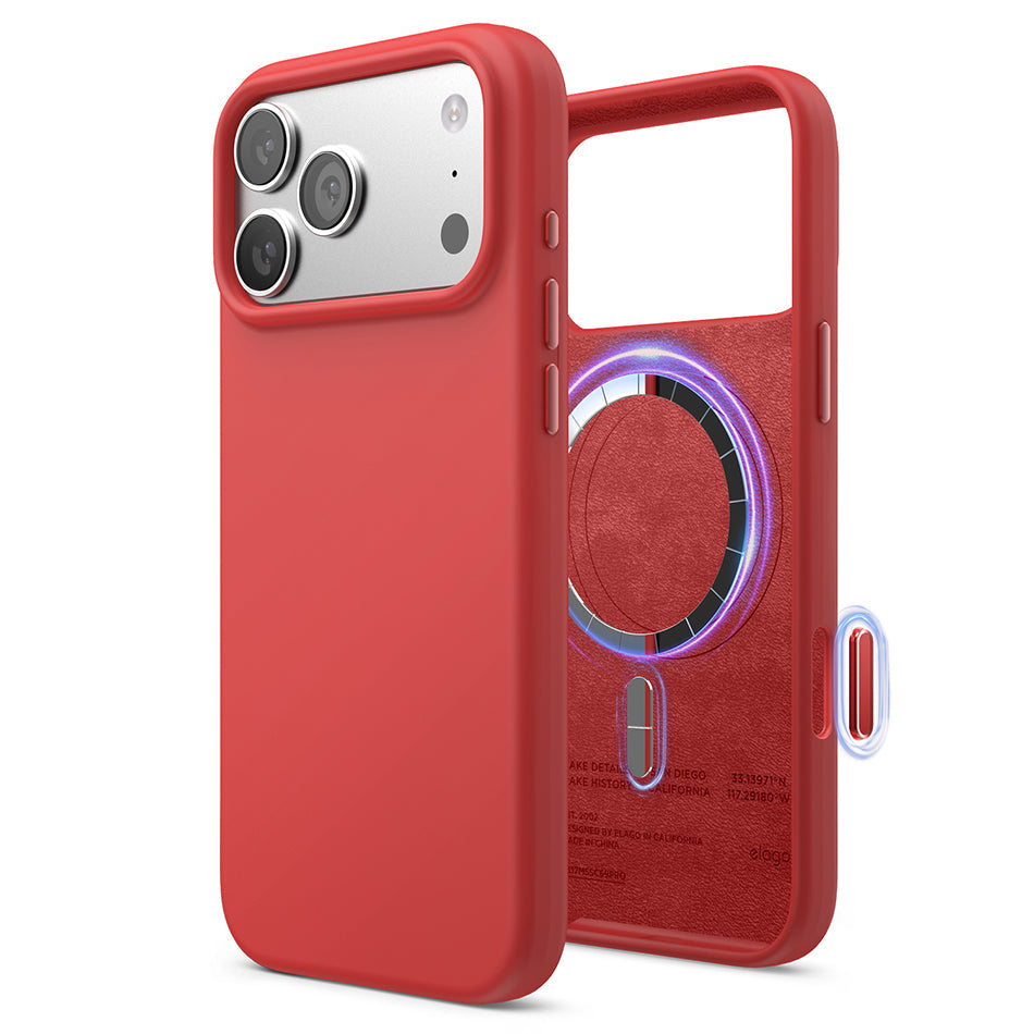 Elago - Magnetic Silicone Case for Iphone 17 Pro Max - Silikonowe Etui z MagSafe