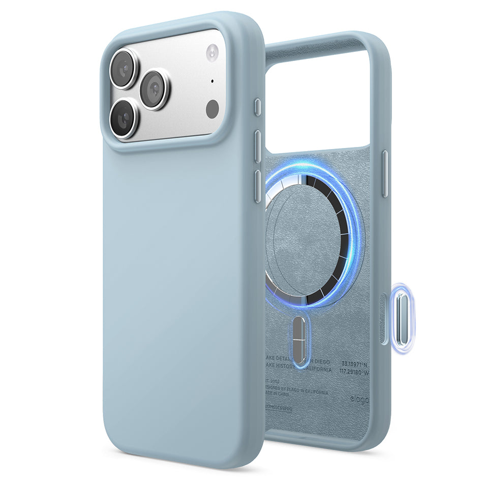 Elago - Magnetic Silicone Case for Iphone 17 Pro Max - Silikonowe Etui z MagSafe
