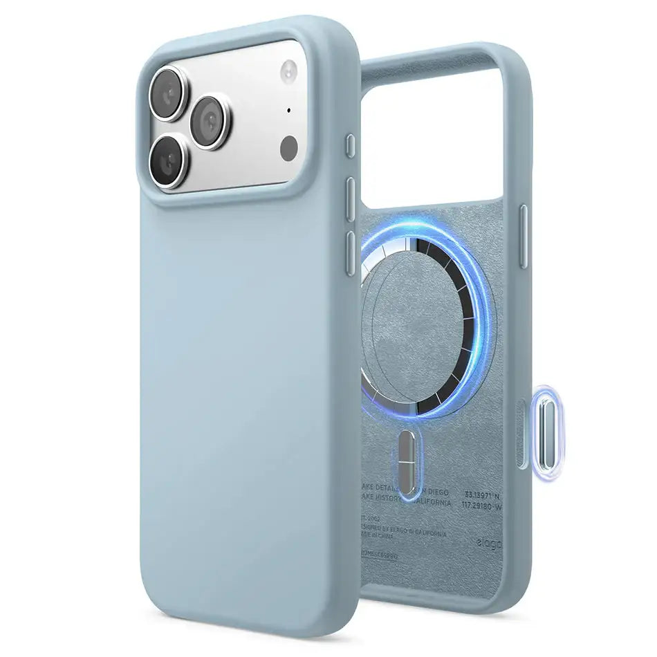 Elago - Magnetic Silicone Case for iPhone 17 Pro Max - Silikonowe Etui z MagSafe