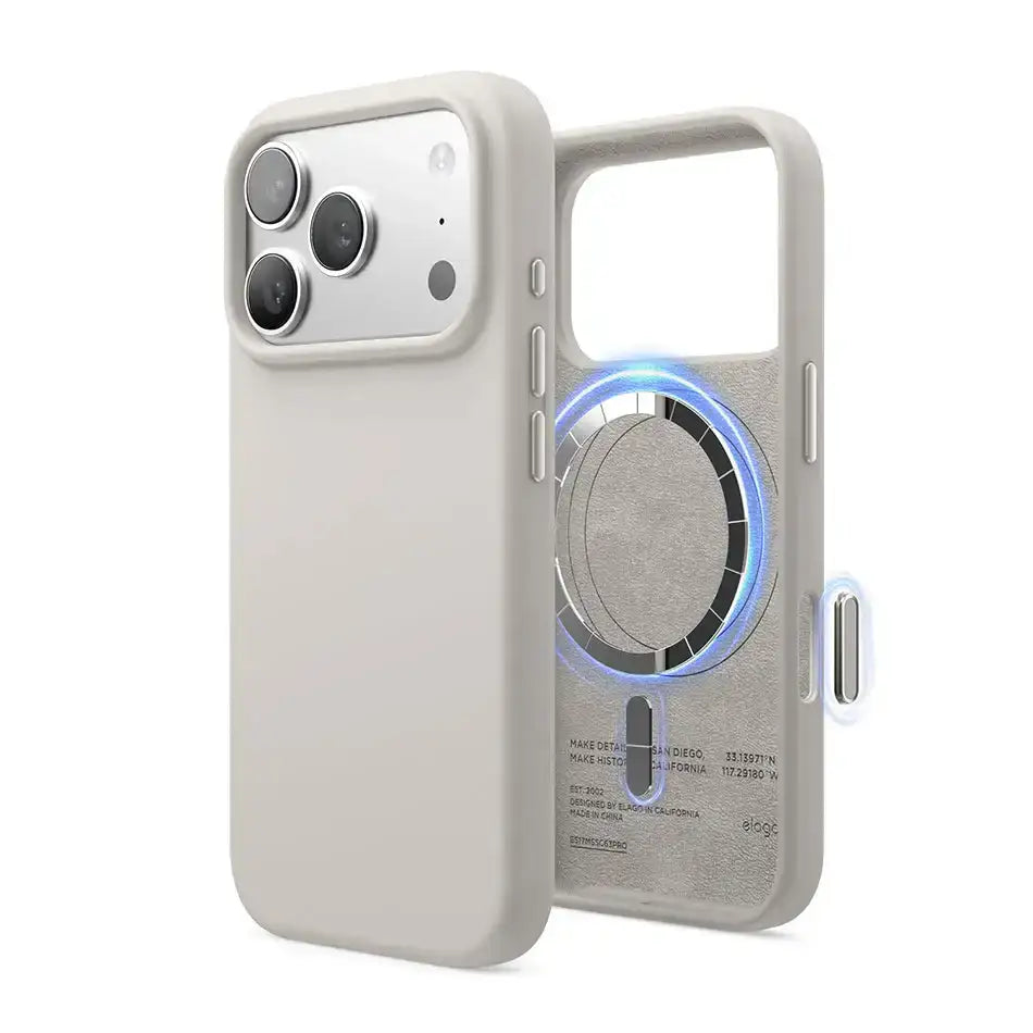 Elago - Magnetic Silicone Case for iPhone 17 Pro - Silikonowe Etui z MagSafe