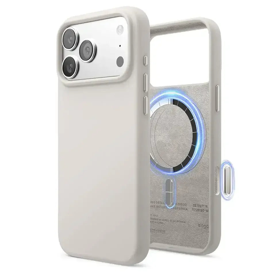 Elago - Magnetic Silicone Case for iPhone 17 Pro Max - Silikonowe Etui z MagSafe