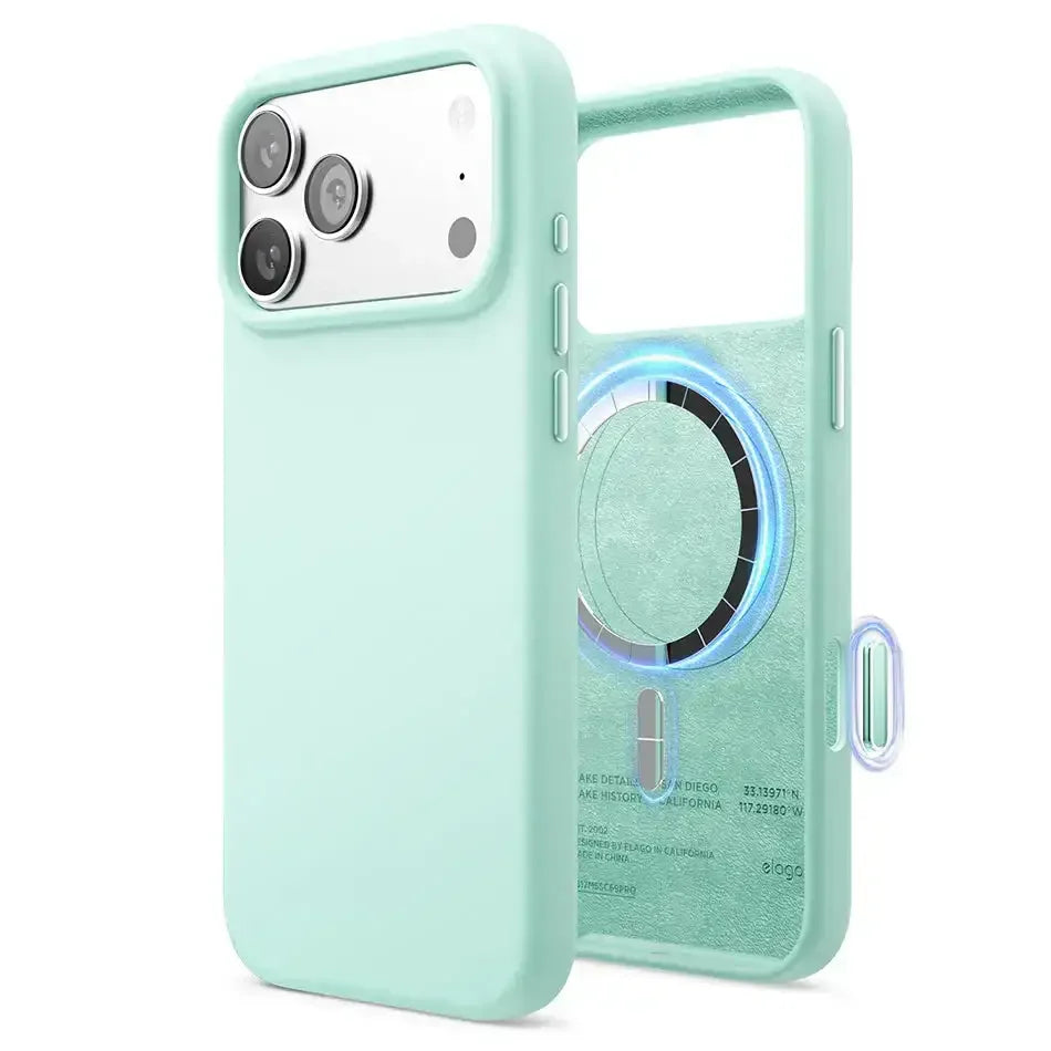 Elago - Magnetic Silicone Case for iPhone 17 Pro Max - Silikonowe Etui z MagSafe