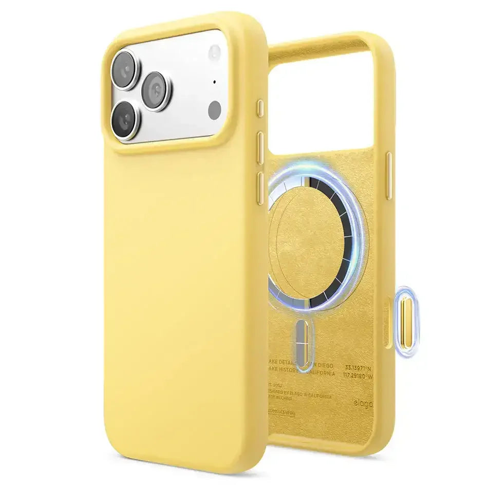 Elago - Magnetic Silicone Case for iPhone 17 Pro Max - Silikonowe Etui z MagSafe