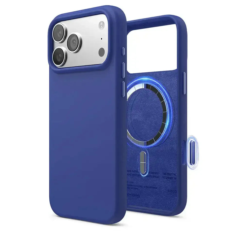 Elago - Magnetic Silicone Case for iPhone 17 Pro Max - Silikonowe Etui z MagSafe