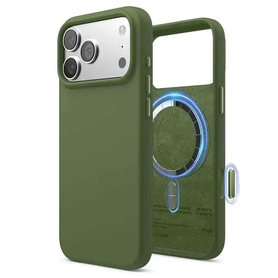 Elago - Magnetic Silicone Case for iPhone 17 Pro Max - Silikonowe Etui z MagSafe