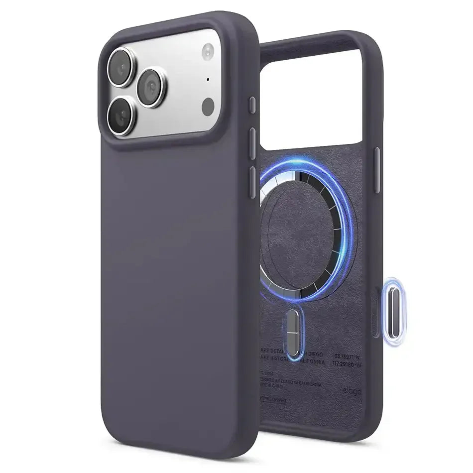 Elago - Magnetic Silicone Case for iPhone 17 Pro Max - Silikonowe Etui z MagSafe