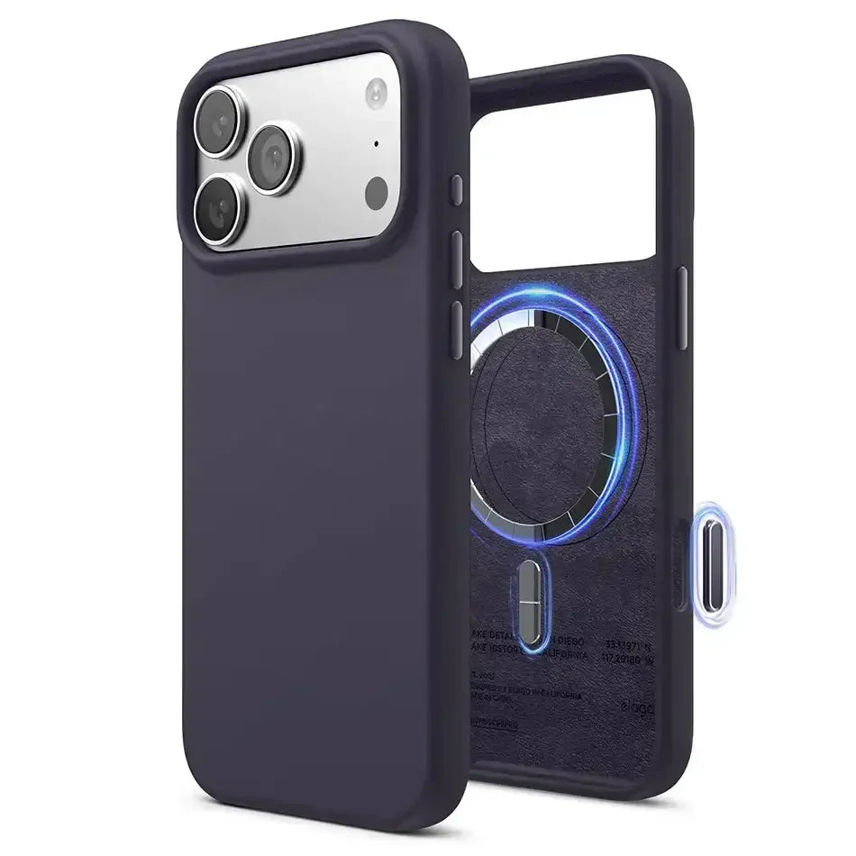 Elago - Magnetic Silicone Case for iPhone 17 Pro Max - Silikonowe Etui z MagSafe