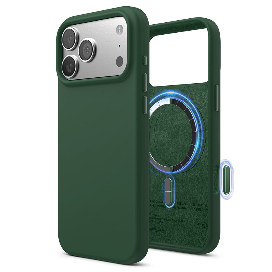 Elago - Magnetic Silicone Case for Iphone 17 Pro Max - Silikonowe Etui z MagSafe