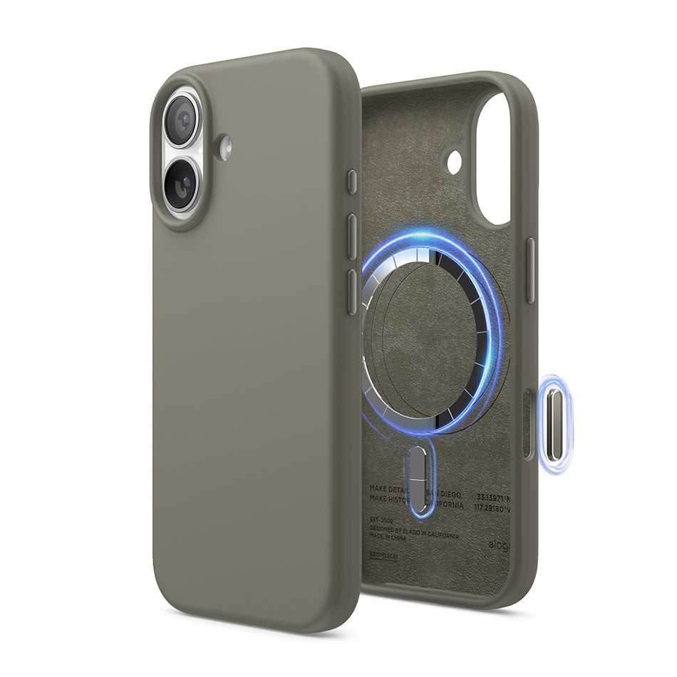 Elago - Magnetic Silicone Case for Iphone 17 - Silikonowe Etui z MagSafe