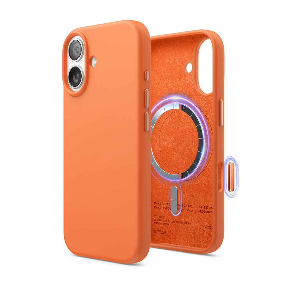 Elago - Magnetic Silicone Case for Iphone 17 - Silikonowe Etui z MagSafe