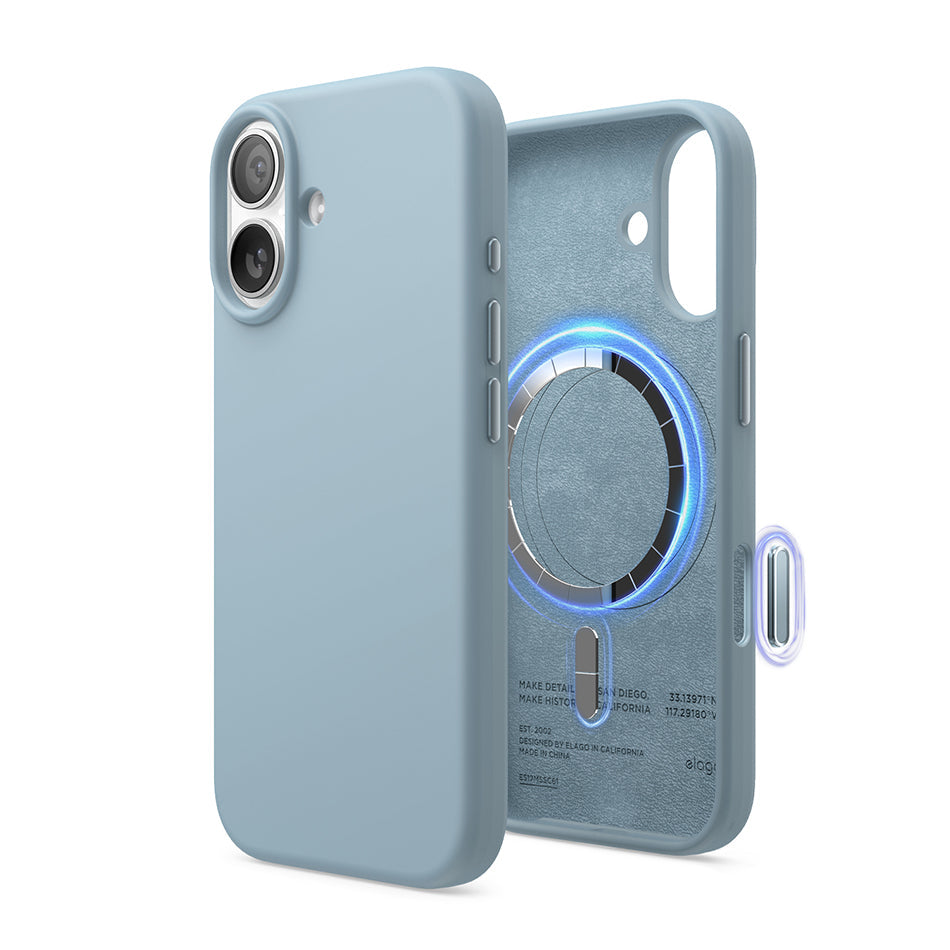 Elago - Magnetic Silicone Case for Iphone 17 - Silikonowe Etui z MagSafe