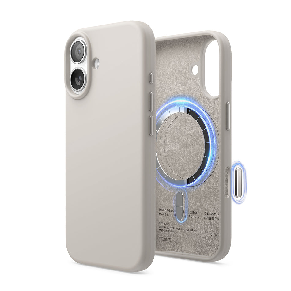 Elago - Magnetic Silicone Case for Iphone 17 - Silikonowe Etui z MagSafe