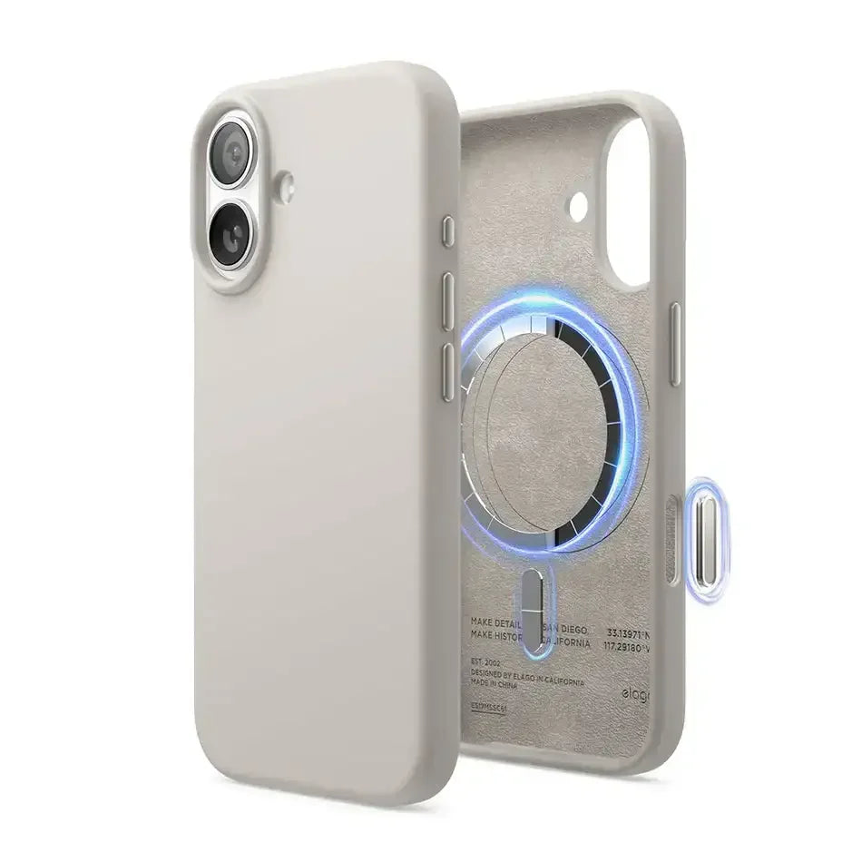 Elago - Magnetic Silicone Case for iPhone 17 - Silikonowe Etui z MagSafe