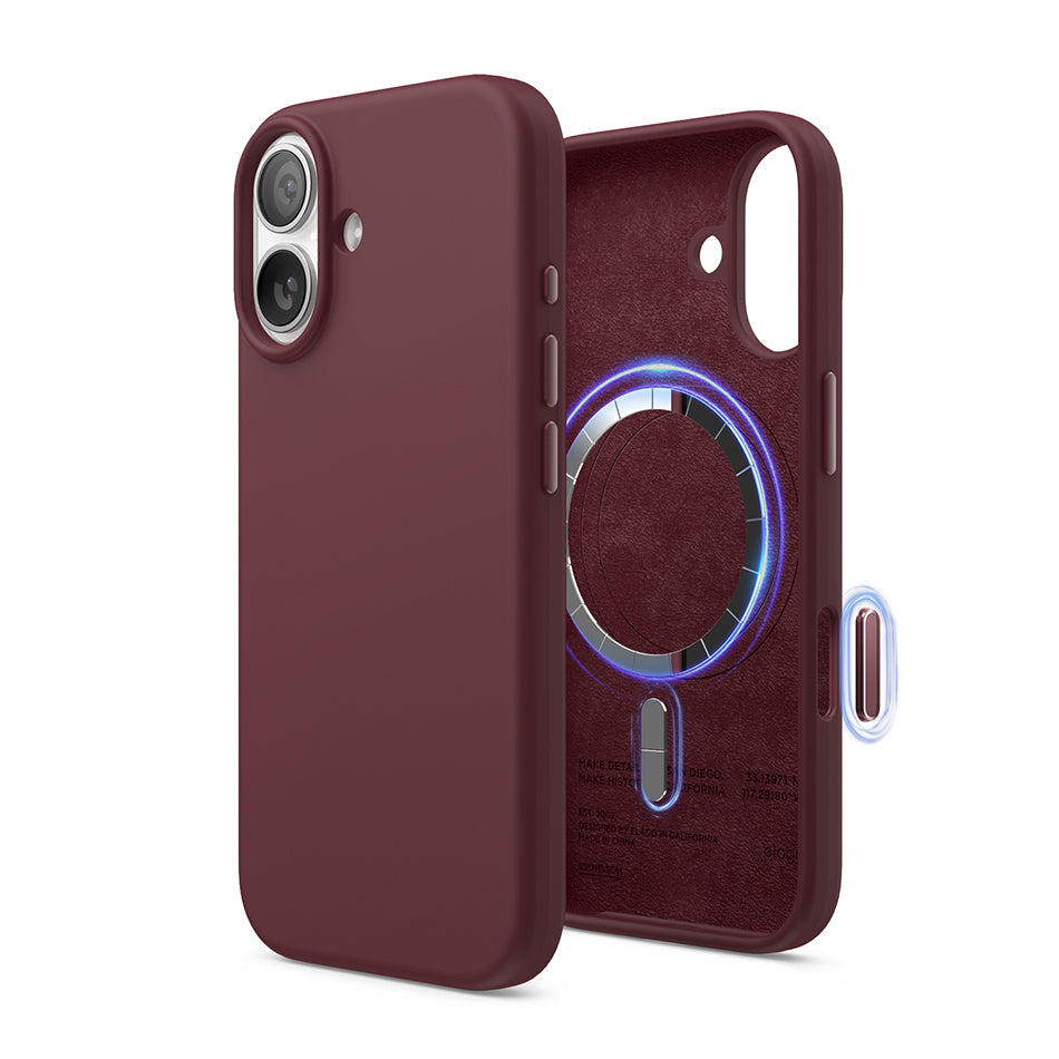 Elago - Magnetic Silicone Case for Iphone 17 - Silikonowe Etui z MagSafe