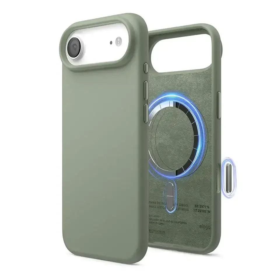 Elago - Magnetic Silicone Case for iPhone 17 Air - Silikonowe Etui z MagSafe
