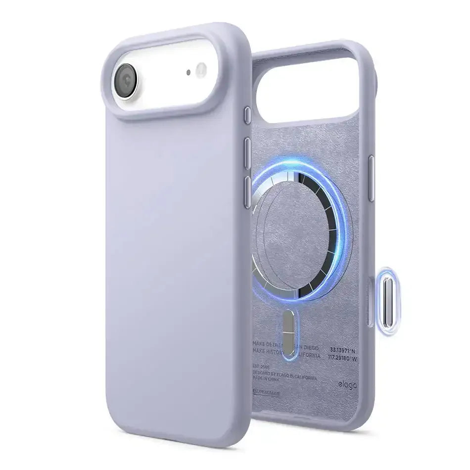 Elago - Magnetic Silicone Case for iPhone 17 Air - Silikonowe Etui z MagSafe