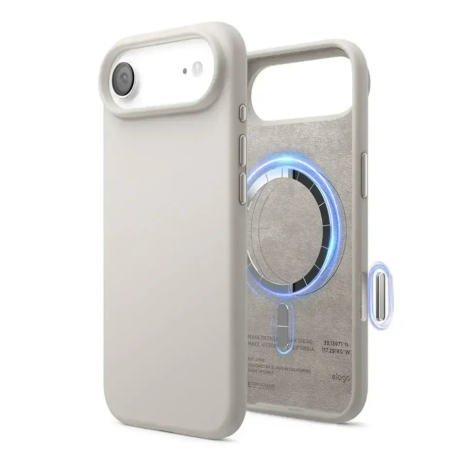 Elago - Magnetic Silicone Case for iPhone 17 Air - Silikonowe Etui z MagSafe