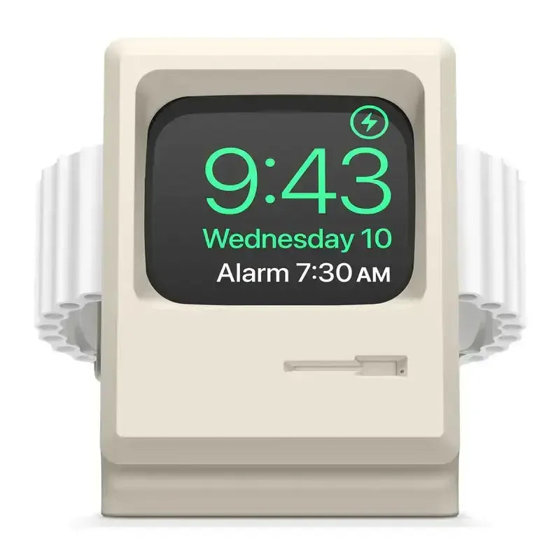 Stojak na zegarek w kształcie retro monitora, akcesorium do biurka i home office