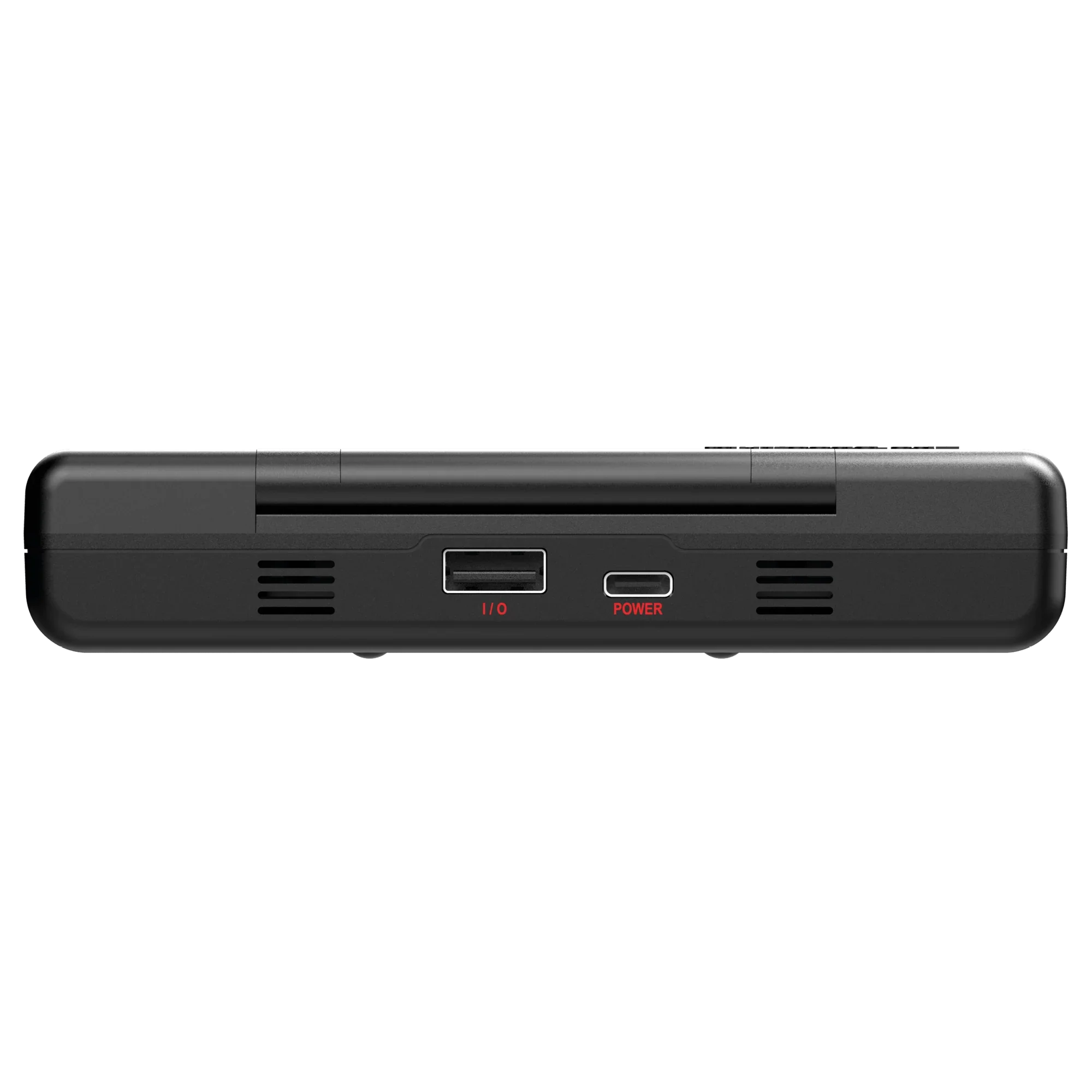 Czarna ładowarka z portami USB i POWER, idealna do Home Office i desk setupu