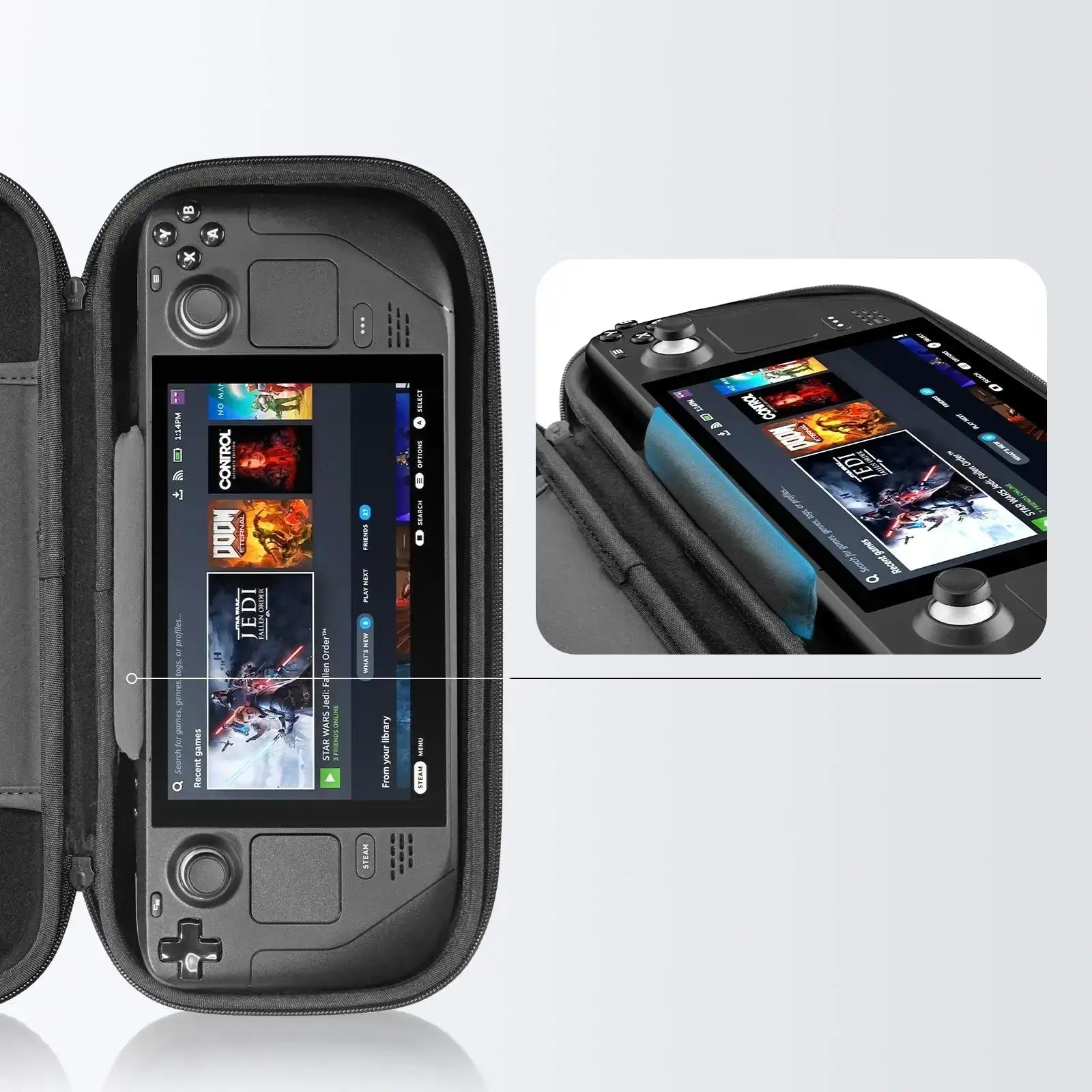 Tomtoc - FancyCase-G38 Steam Deck Hard Shell Case - Pokrowiec na Konsolę Steam Deck