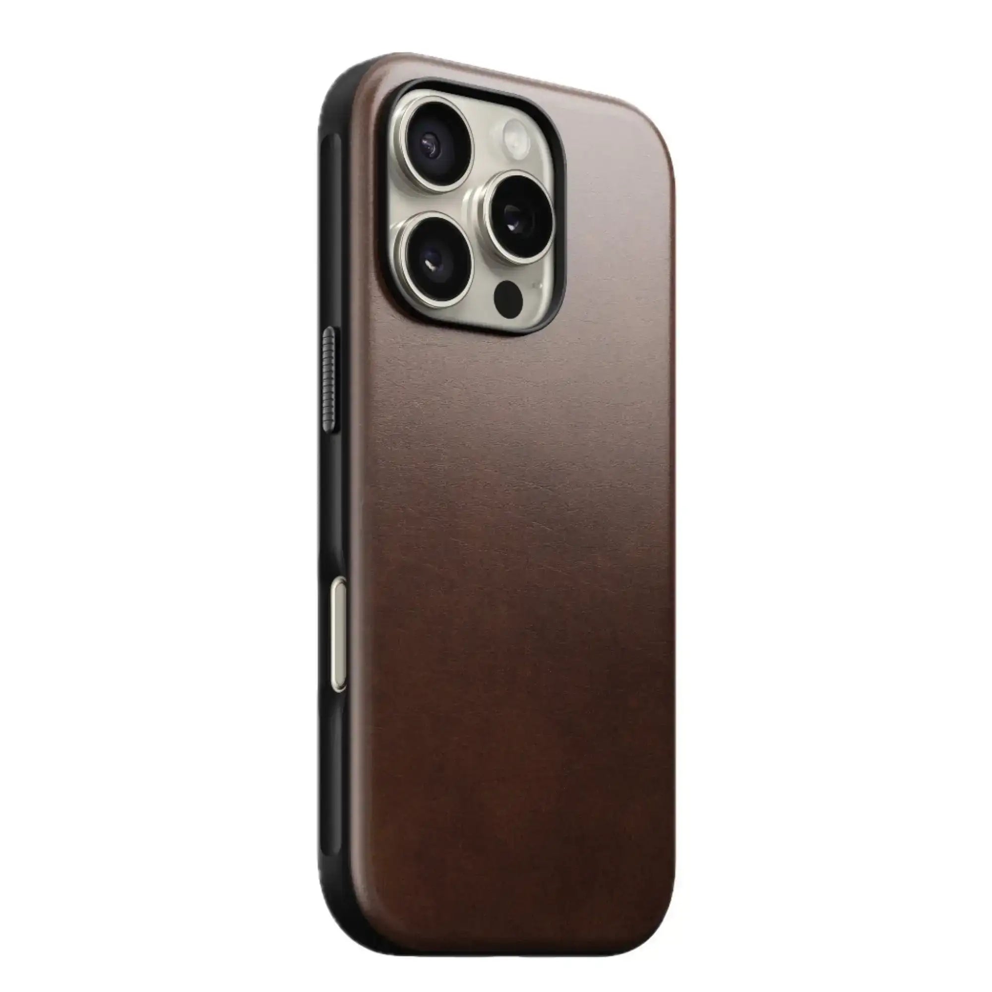 Nomad – Modern Leather Case for iPhone 16 / Plus / Pro / Pro Max with MagSafe - Skórzane Etui na iPhone z MagSafe