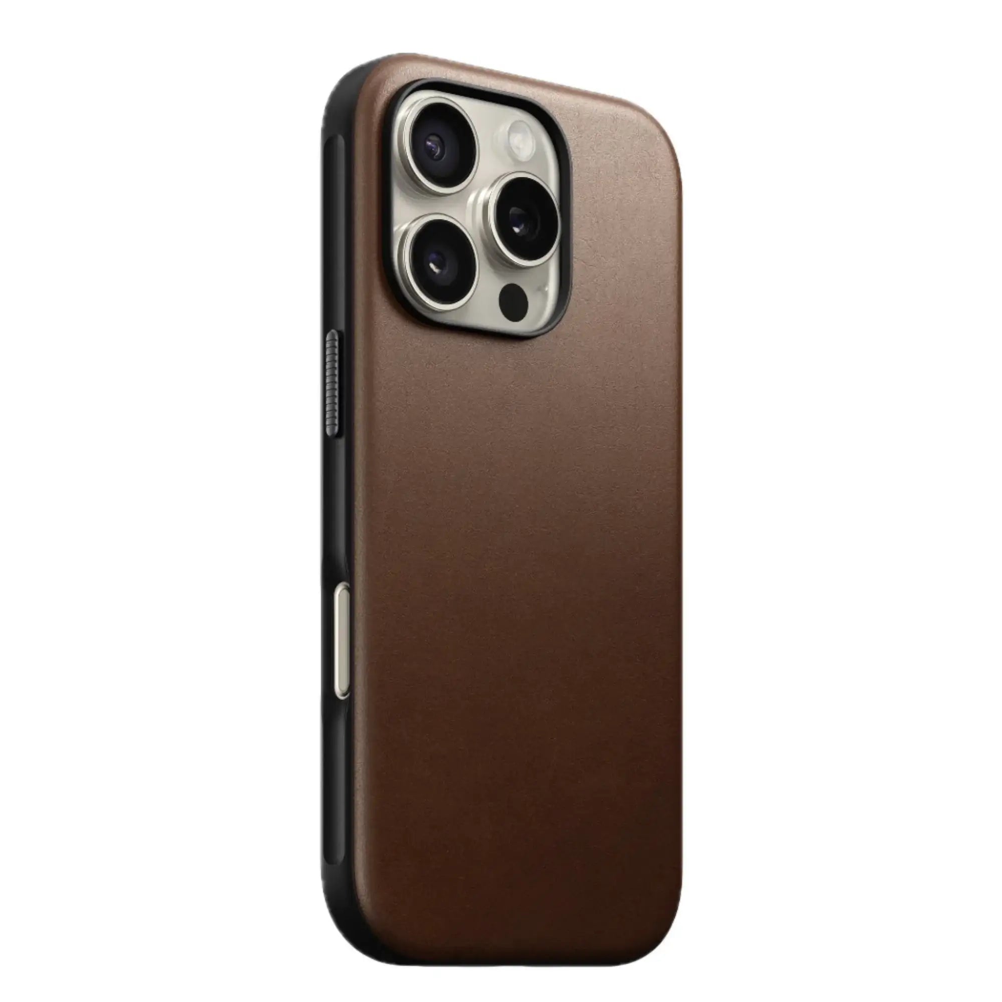 Nomad – Modern Leather Case for iPhone 16 / Plus / Pro / Pro Max with MagSafe - Skórzane Etui na iPhone z MagSafe