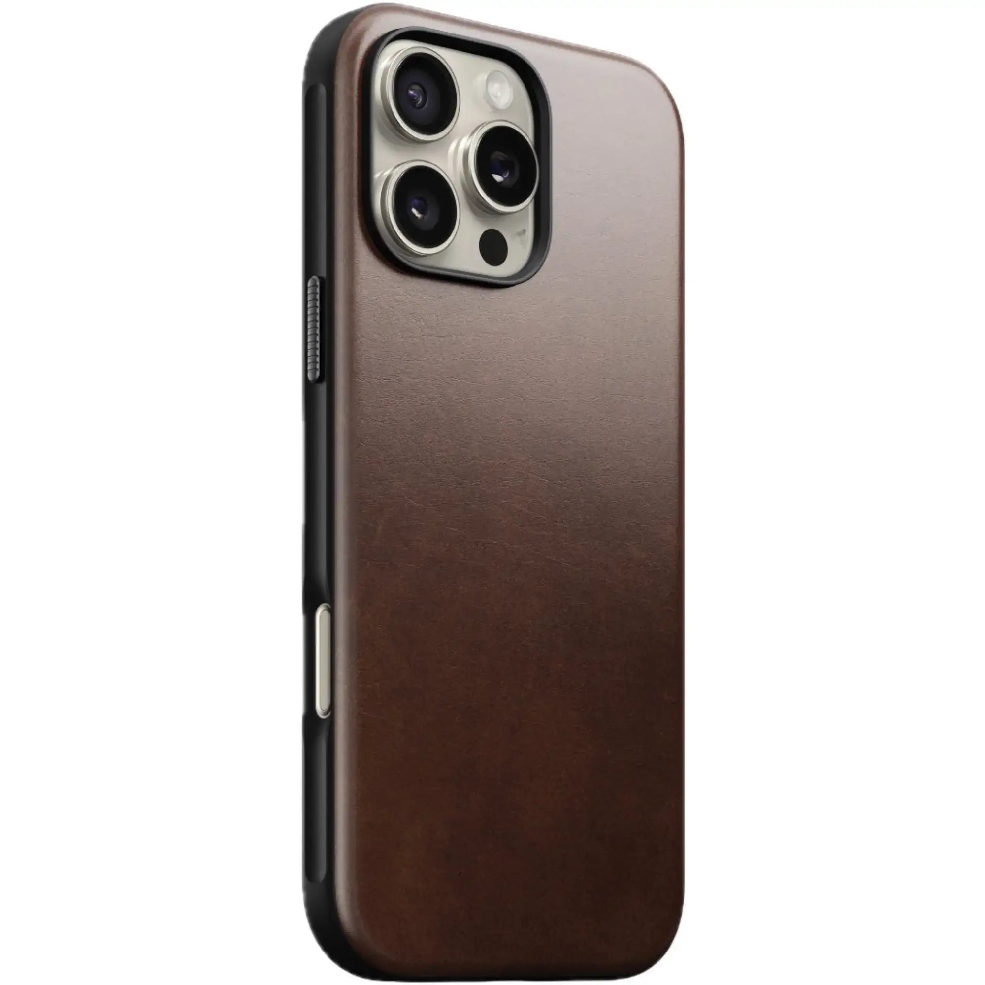 Nomad – Modern Leather Case for iPhone 16 / Plus / Pro / Pro Max with MagSafe - Skórzane Etui na iPhone z MagSafe